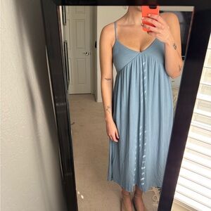 Z Supply Slate Blue Textured Dress